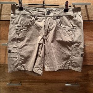 Casual Tan Cargo Shorts